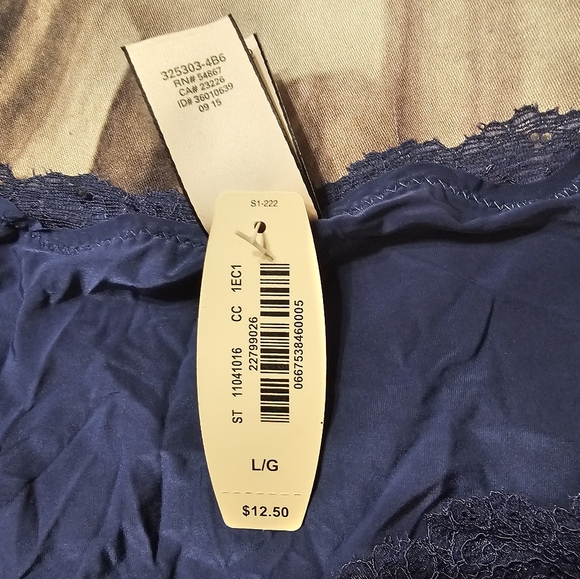 Victoria's Secret panties size L dark blue. - Picture 4 of 5
